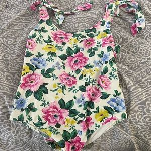 Aerie floral bathing suit